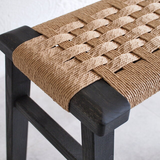 ミニマルスツール【MST】/ 栗の鉄媒染仕上げ | iichi 日々の暮らしを