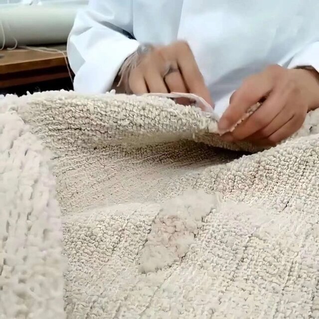 オーダー カーペット 手織りニュージーランドウールカーペット