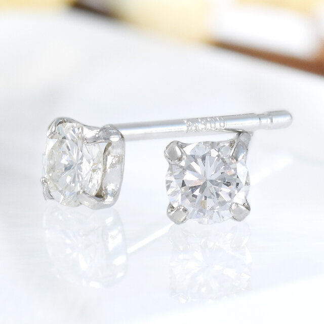 プラチナ900 ダイヤモンド ピアス CD180CIBSN