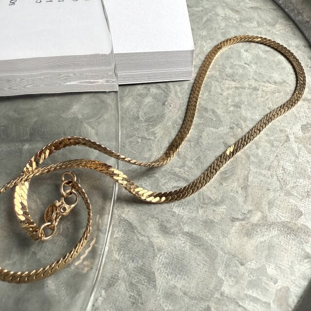 NM54-【 MONET 】モネ・ヴィンテージネックレス 1980s Gold Tone