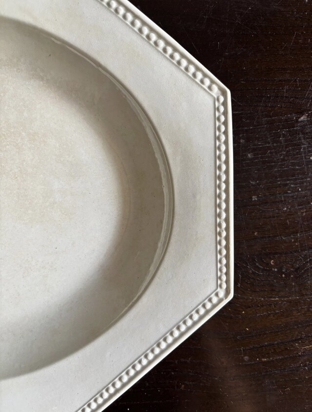 Creil & Montereau オクトゴナル オーバル皿 楕円皿 36cm フランス