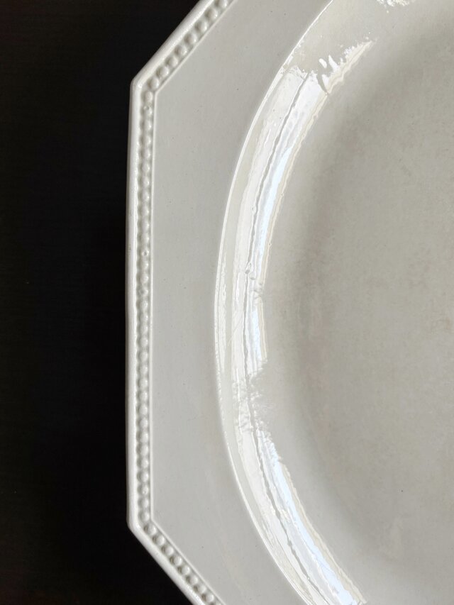 Creil & Montereau オクトゴナル オーバル皿 楕円皿 36cm フランス