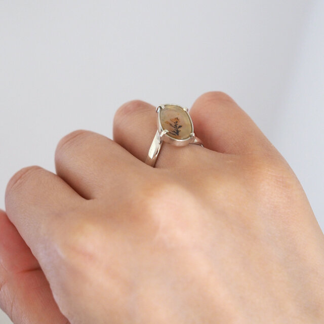 デンドリティックアゲートSilverリング 13号 | iichi 日々の