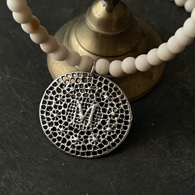 embroidery lace necklace／リバーストーン | iichi 日々の暮らしを
