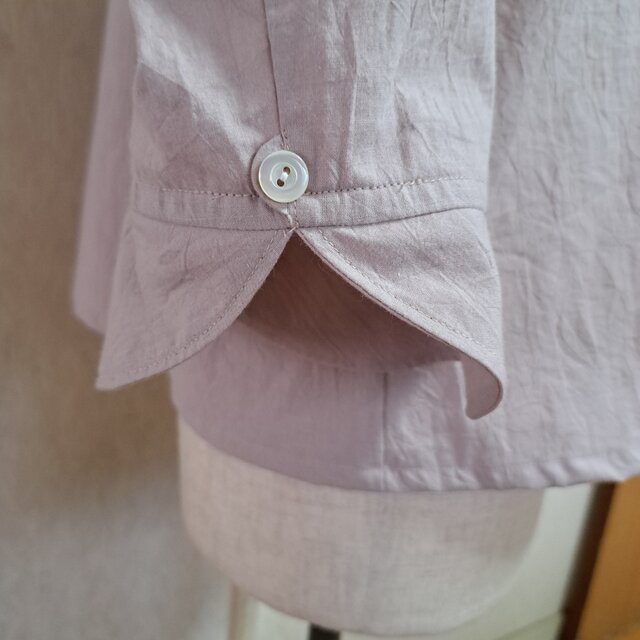 フリルブラウス　七分袖　現行品 レディース メッシュライク 七分袖 ブラウス通販 [0301-53113