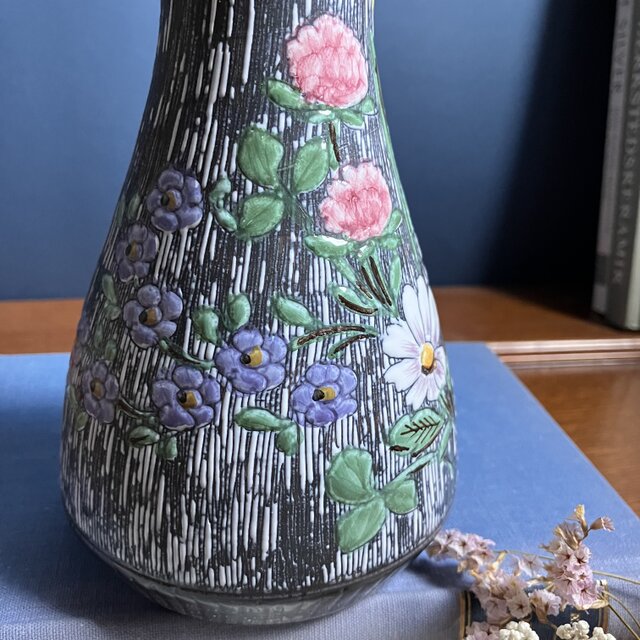 古道具　フィンランドの花瓶 野花の小ぶりの花瓶＊北欧／Tällberg Keramik | iichi 日々の
