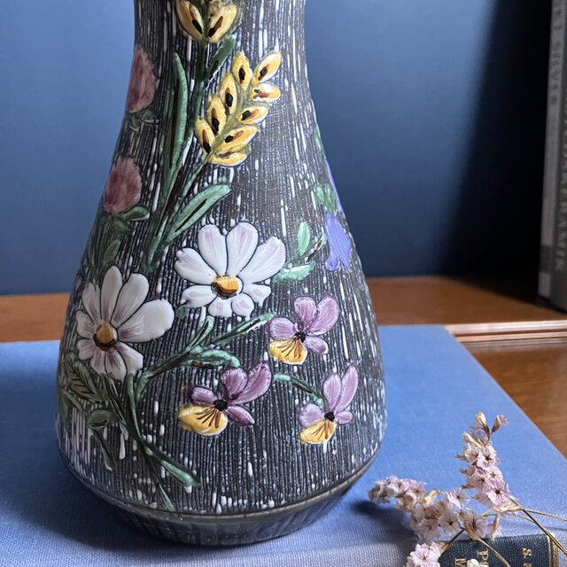 E. S. Sandberg 花瓶の花 リトグラフ 71/100 E. S. Sandberg 花瓶の花 リトグラフ 71/100 アートフラワー