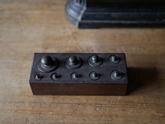 フランスアンティーク 分銅セット 200g アンティークのある暮らし