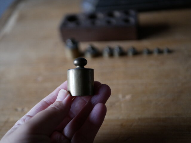 フランスアンティーク 分銅セット 200g アンティークのある暮らし