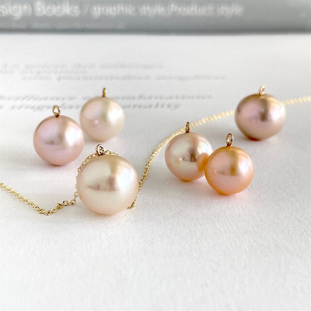 選べる 天然淡水パール 大粒 ペール エジソンパール ペンダント＆ネックレス