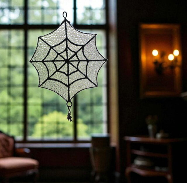 ハンガーラック　蜘蛛　蜘蛛の巣　スパイダー　インテリアアート pw-68033-99.jpg