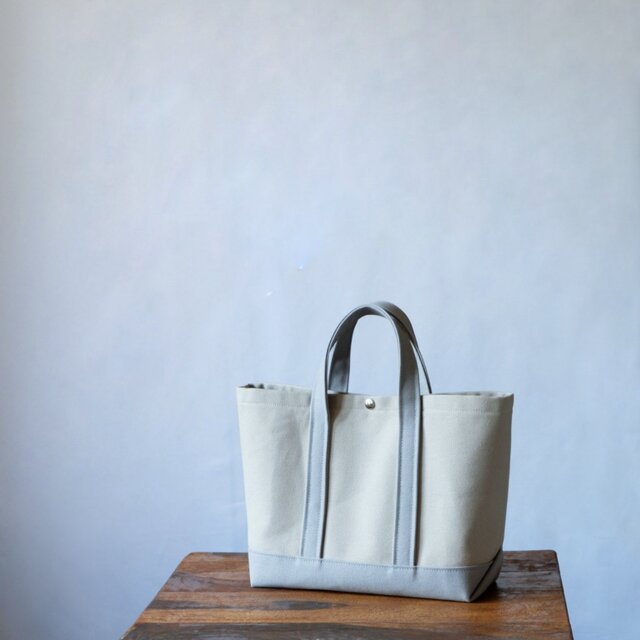 ８号帆布トートバッグ(W)グレーブラウン×ストームグレー　yumyumさま専用 8号帆布／ 黒・グレー系 \u2013 倉敷帆布オンラインストア