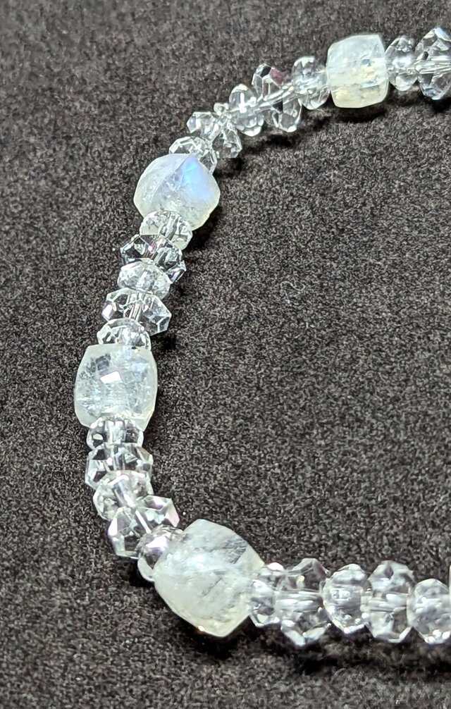 ラリマー2本セット Berry様♥️ラリマー 大粒＆ルビーお姫様ブレス