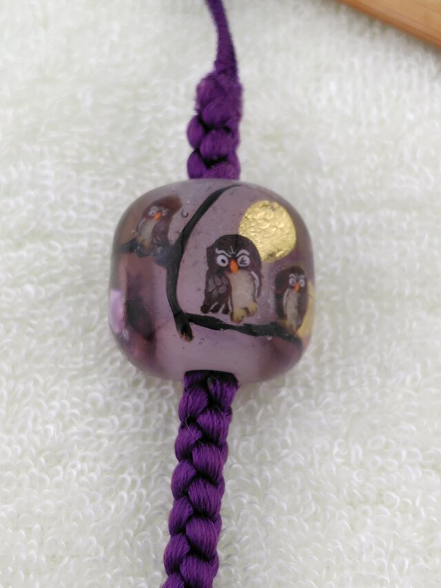 フクロウの帯飾り