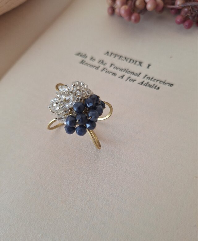 群青の宝石 イヤーカフ＆リング   Gunjo no Houseki Ear Cuff & Ring