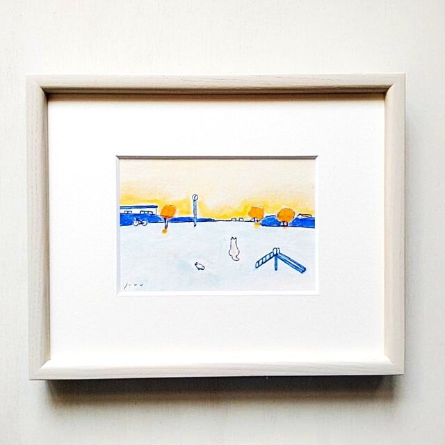 水彩画 風景画 サイン入り 木製フレーム 水彩画 風景画 サイン入り 木製フレーム Amazon.co.jp: 黒木啓