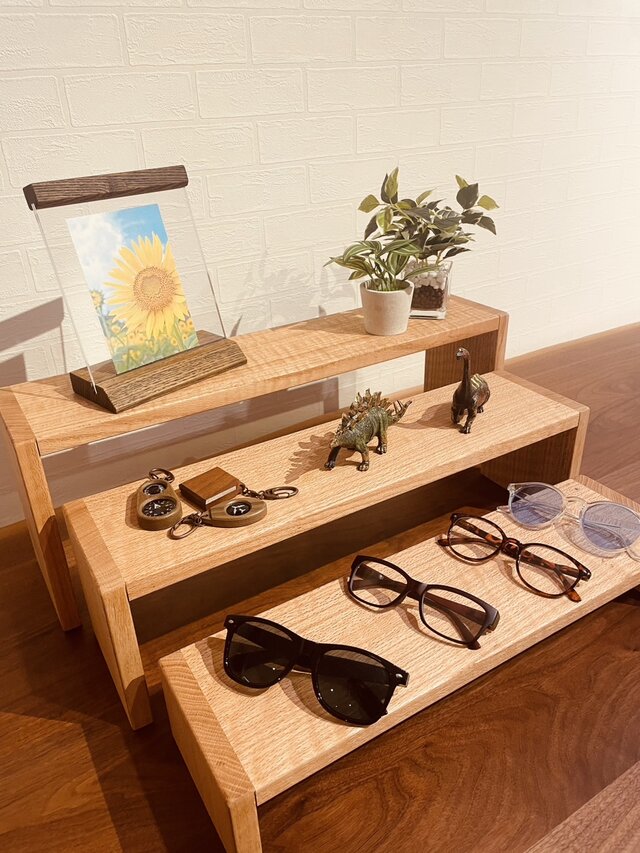 ディスプレイラック 1×6 オーク