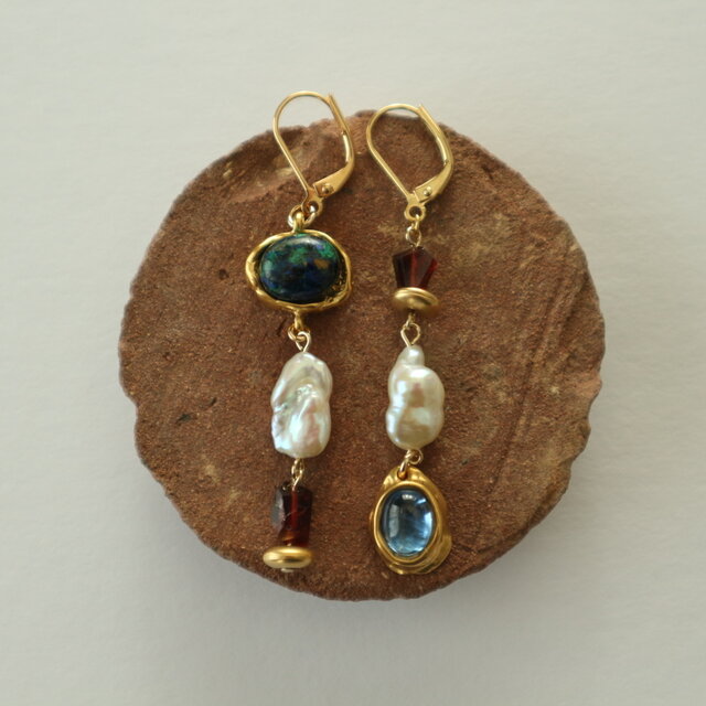 海の見える城＜ピアス（イヤリング）＞