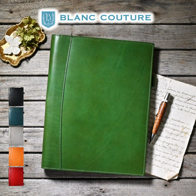 ルーズリーフ バインダー A4 30穴 本革