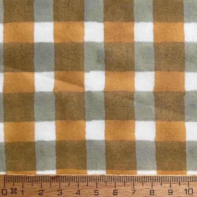 インド ブロックプリント生地 [50cm単位切売] Sanganeri ビッグ