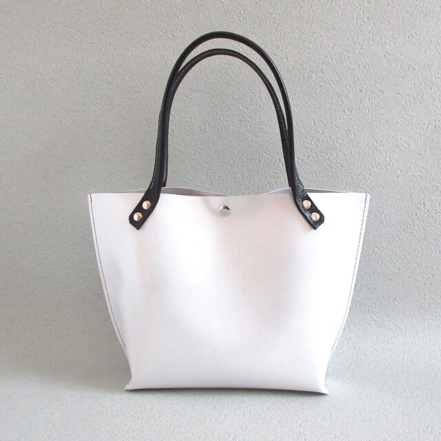 SALE開始～   NEWライン♪《牛革》ロングハンドル・底マチワイド・一枚革のミニトート・0597
