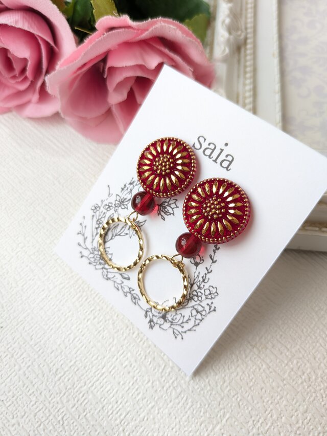 ハンドメイドピアス3325 ハンドメイドピアス3223