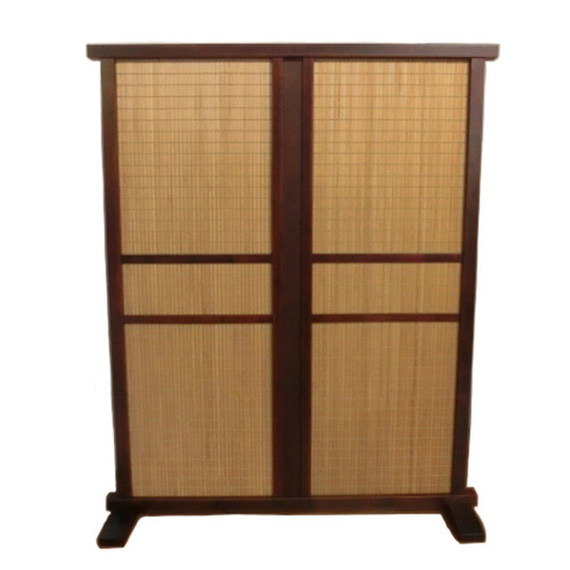 木簾 3連 スクリーン パーテーション ライトブラウン木簾 木簾 3連 スクリーン パーテーション ライトブラウン木簾 スクリーン 3