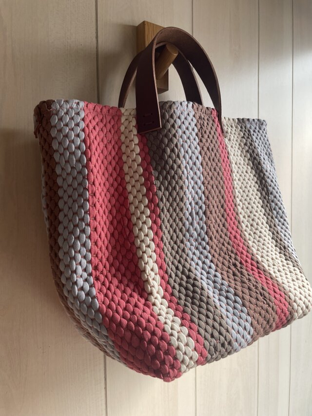 裂き織りbag | iichi 日々の暮らしを心地よくするハンドメイドや