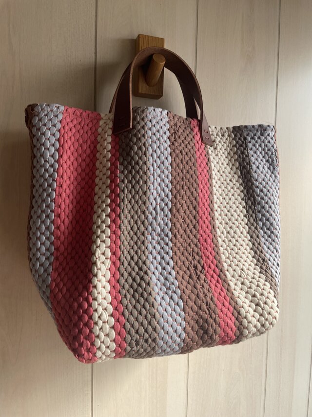 裂き織りbag | iichi 日々の暮らしを心地よくするハンドメイドや