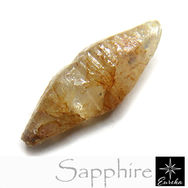 イエローサファイア原石 結晶 スリランカ産 2.5ct trg386