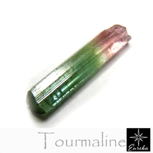 バイカラートルマリン 原石 0.8ct trg343