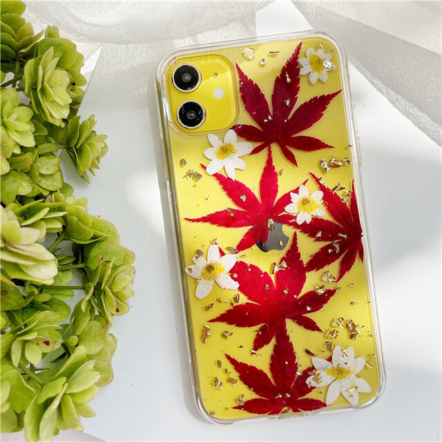 押し花 スマホグリップ❁✿  オーダーページ iPhone / 押し花スマホケース 211229_1 | 押し花 ケース専門店 ｜ ROSE