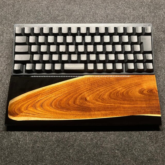 HHKB 60％ キーボード アームレスト パームレスト リストレスト 木製