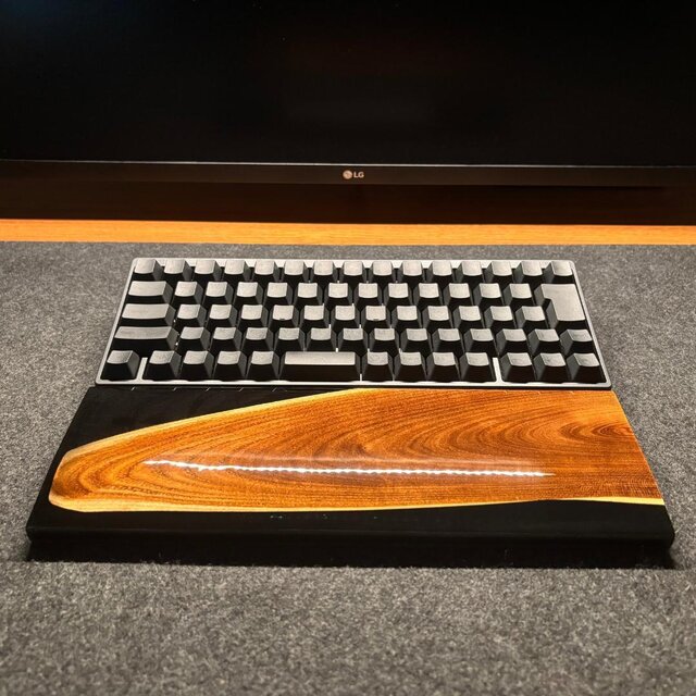 HHKB 60％ キーボード アームレスト パームレスト リストレスト 木製