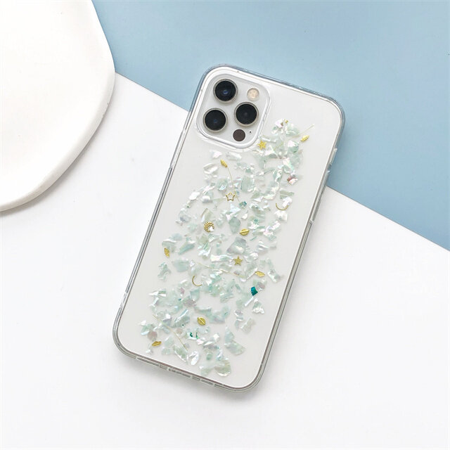 【貝殻】 iPhone16e・17Pro・Xperia10VI・GalaxyS25ケース スマホケース