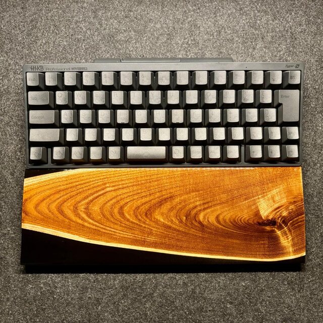 HHKB 60％ キーボード アームレスト パームレスト リストレスト 木製