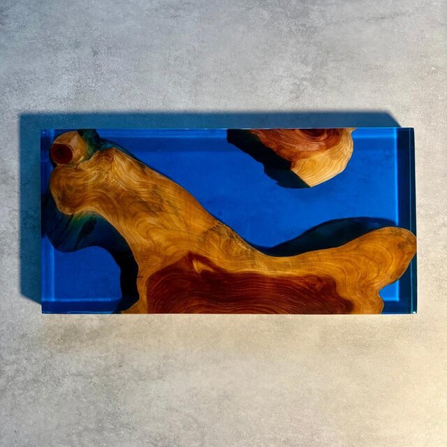 ::木製の置物 花台　下敷き　不規則な形状 約80×50cm　厚み約6cm 木製の置物 花台 下敷き 不規則な形状 約80×50cm 厚み約6cm