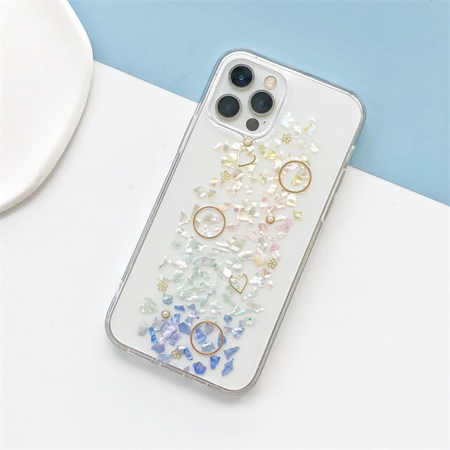 【貝殻】 iPhone16e・17Pro・Xperia10VI・GalaxyS25ケース スマホケース