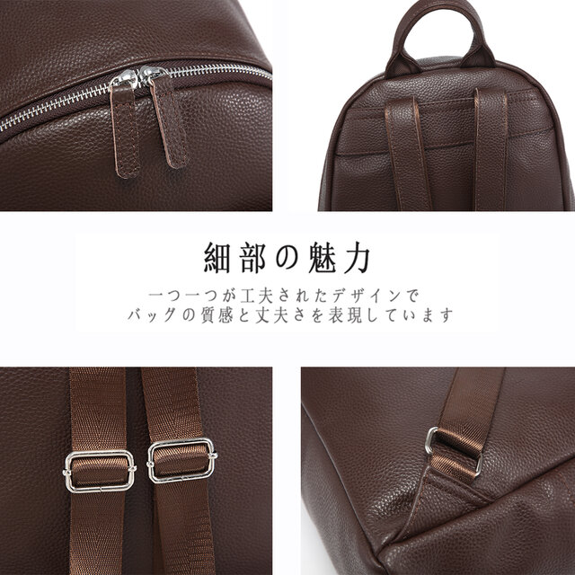 再入荷　GUSCIO ITALY 本革 リュック ブラウン　大容量　13L タグ GUSCIO グッシオ リュック×手提げ×ボディバッグ 新型3WAYリュック