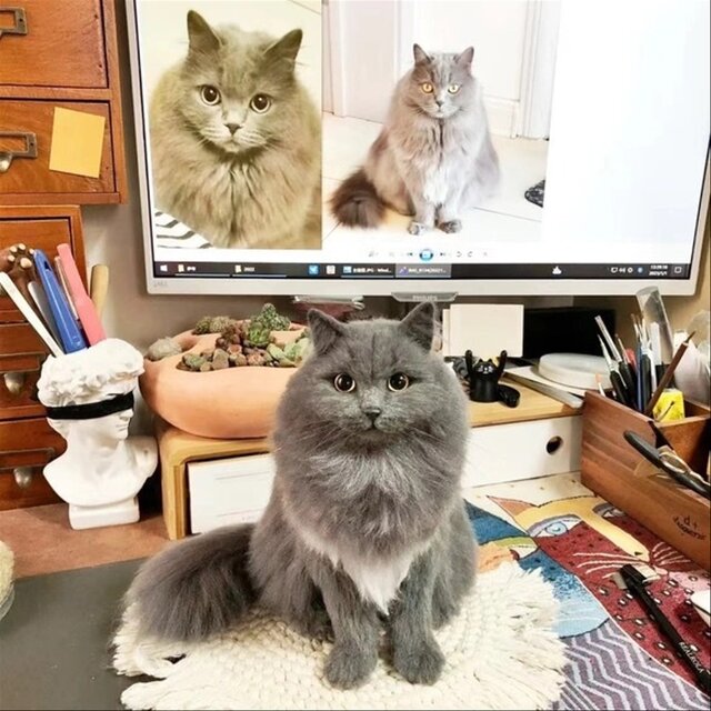 【オーダーメイド ペット】 ペット ぬいぐるみ 亡くなったペット ぬいぐるみ うちの子、ペット似顔絵、犬 猫 人形