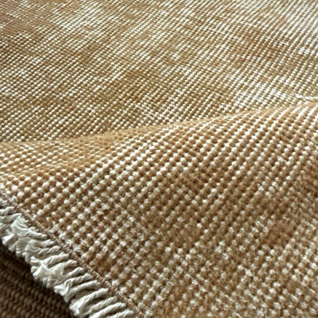 101×203 ペールオレンジ ワンカラーラグ トルコヴィンテージラグ