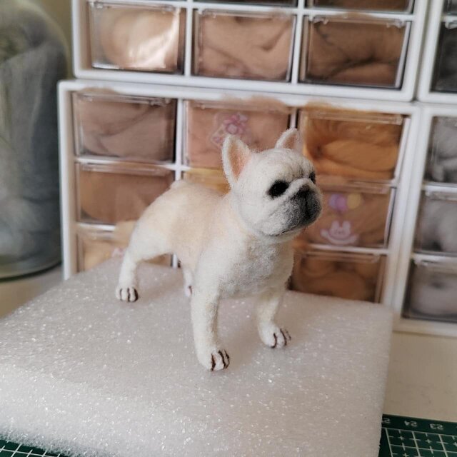 犬 ペットロス メモリアル 羊毛フェルト｜愛犬 オーダーメイド | iichi