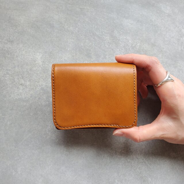 ◇ツヤっとなめらか上品なコンパクト財布◇ミニ財布 小さい財布