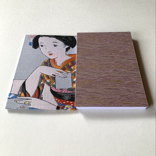 トランプ〜紫艶』 竹久夢二 美術名画御朱印帳 B6大判 シルク 大正