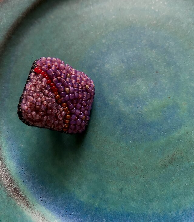 candy pink ブローチ