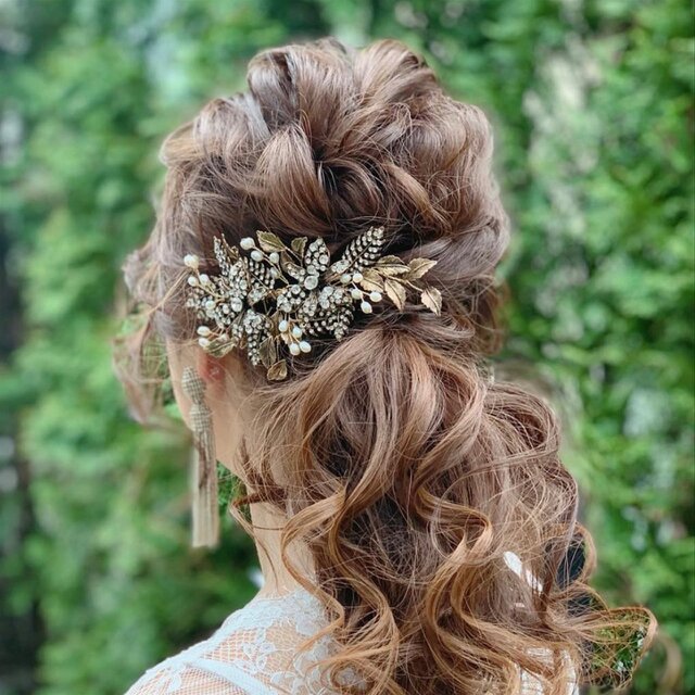 バロックヘッドドレス　ウェディング