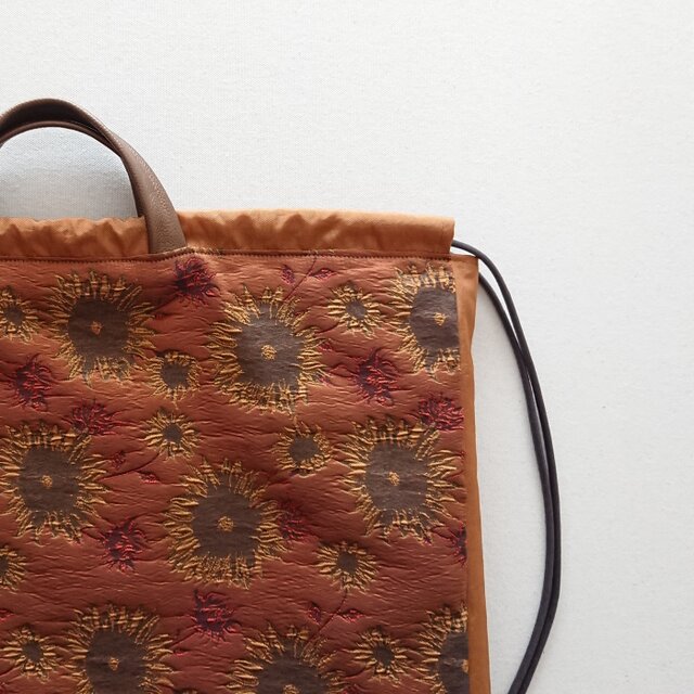 SS★★961 ヒマワリ 　直接引き取り himawari jacquard 2way knapsack | iichi 日々の暮らしを