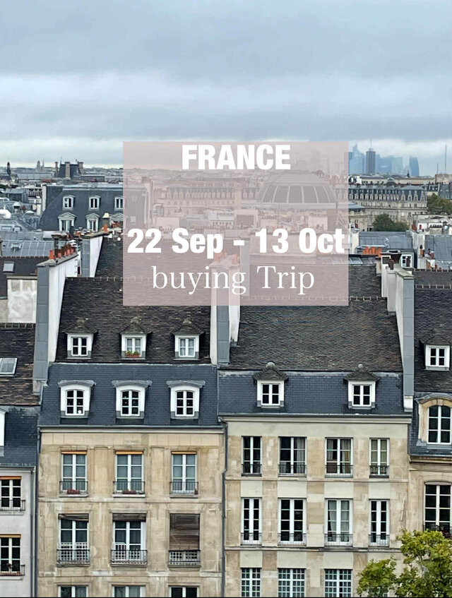 Buying Trip 秋の買付 【9/22～10/13】