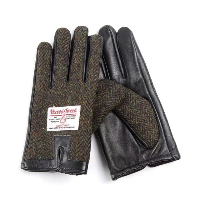 手袋 ウール イギリス産 ハンドウォーマー 羊革手袋 レディース メンズ スマホ対応 男女兼用 お年賀 彼氏彼女 新春