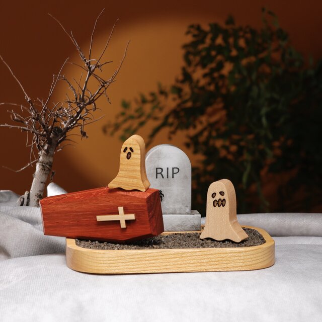 ハロウィン オブジェ 飾り 木製 無垢材 | iichi 日々の暮らしを